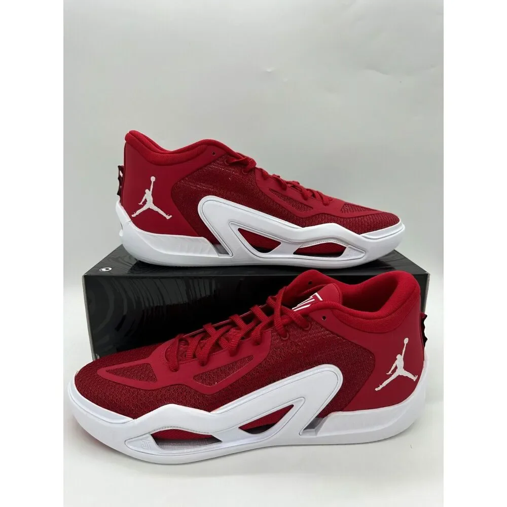 Jordan Tatum 1 TB Men's Size 16 Red White Basketball Athletic Shoes FB2863 600